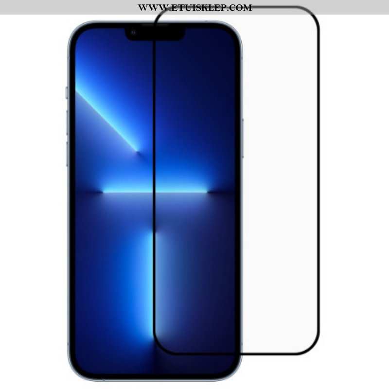 Zabezpieczenie Ekranu Szkło Hartowane Czarne Krawędzie iPhone 14 Pro Max